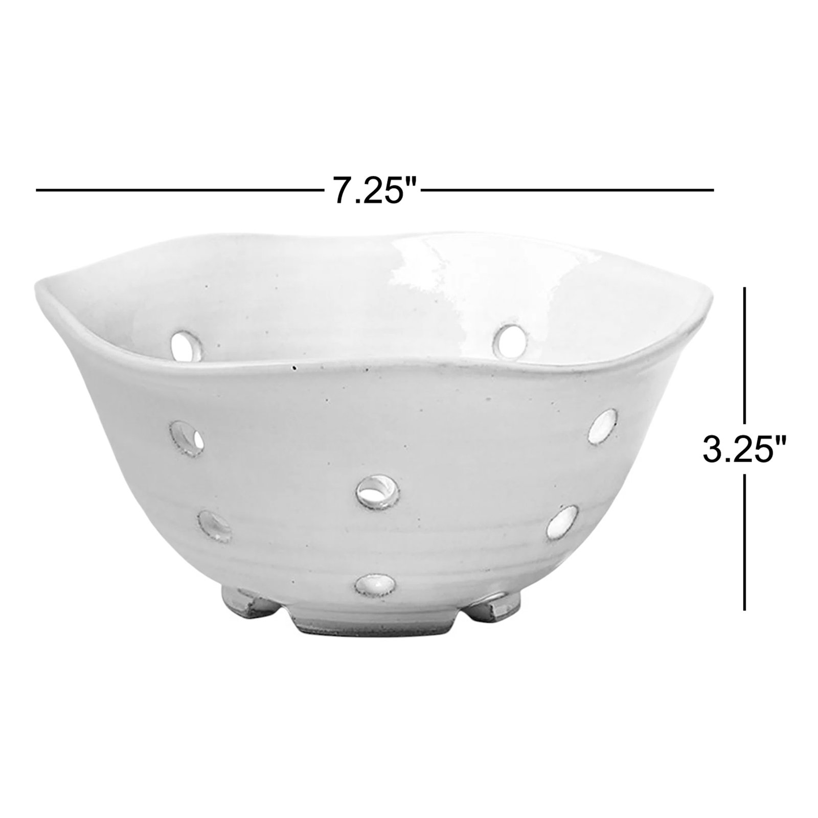 Windrow Fruit Bowl, Small: 7.25" x 3.25"
