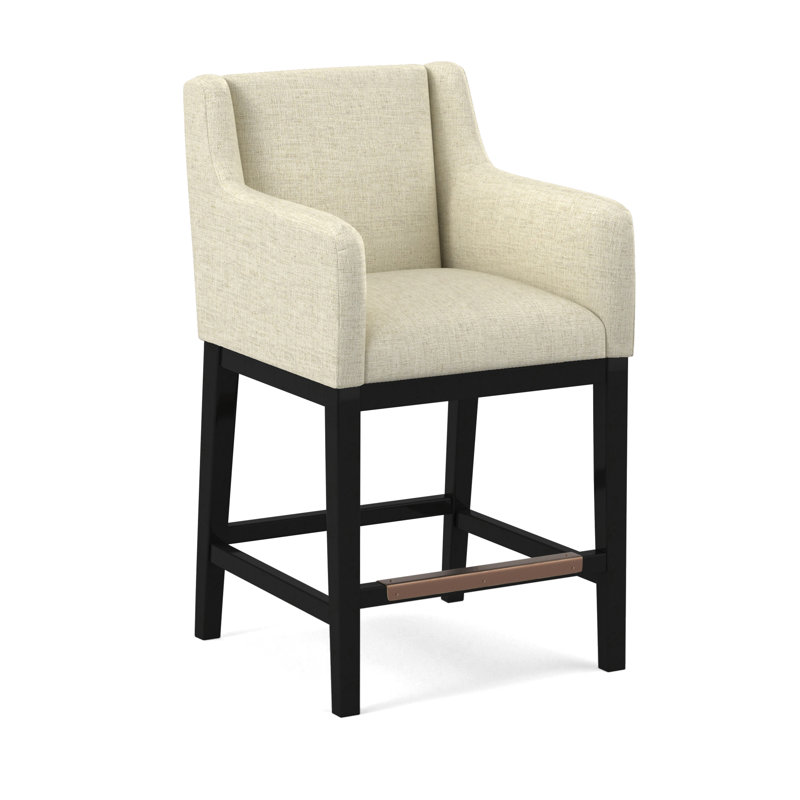 Upholstered Stool, 61471-61, Black