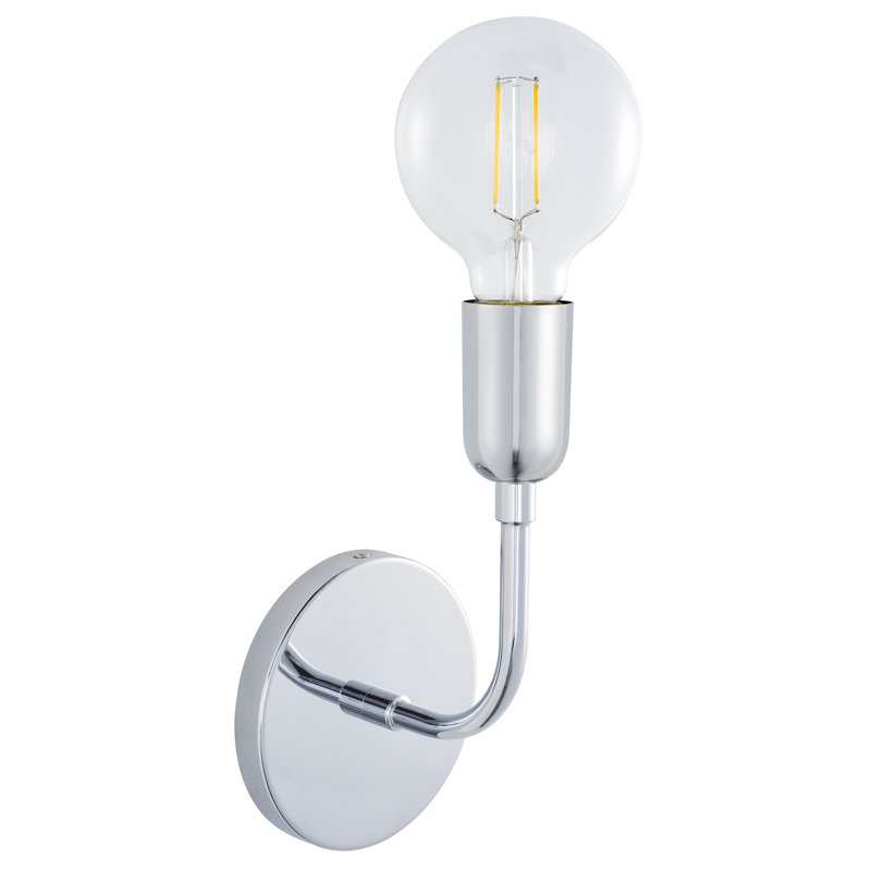 MoretinMarsh Armed Sconce, Polished Chrome