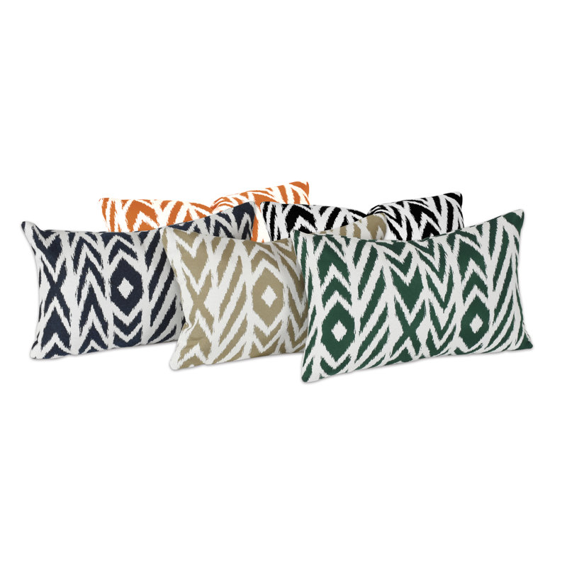 Coussin lombaire intérieur / extérieur Pacifica, île de feu jade