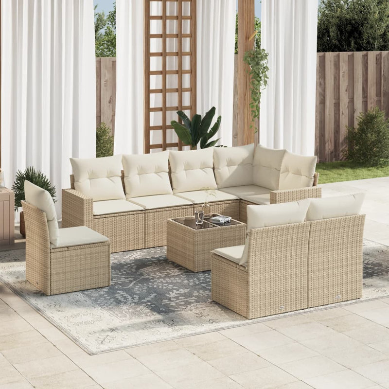 Ensemble de canapé de jardin Vidaxl