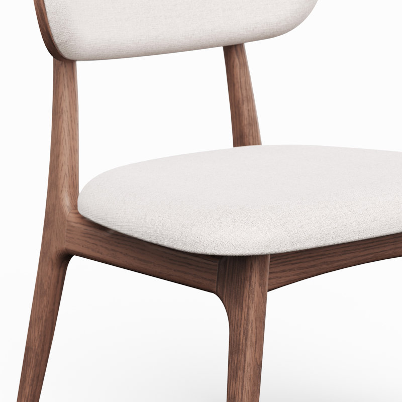 Chaise d'appoint Ena, Noyer