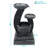 Cascading Bowls Modern Black Polyresin Solar Water Fountain with Battery