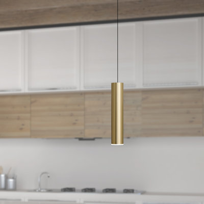 Luminaire suspendu cylindrique à 1 lumière Nevcivan