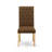 3 Piece Dining Set Contains a Rectangle Dining Table with Dropleaf and 2 Dark Coffee Upholstered Chairs, Table Color: Oak-159930916-159930917-159930922