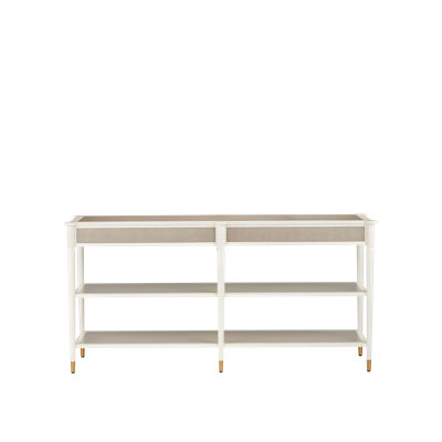 Console en bois massif 67 po Aster