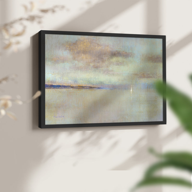 August Morning -Framed Print - Restickable, H 11 po x l 14 po, Noir, noir, noir, noir
