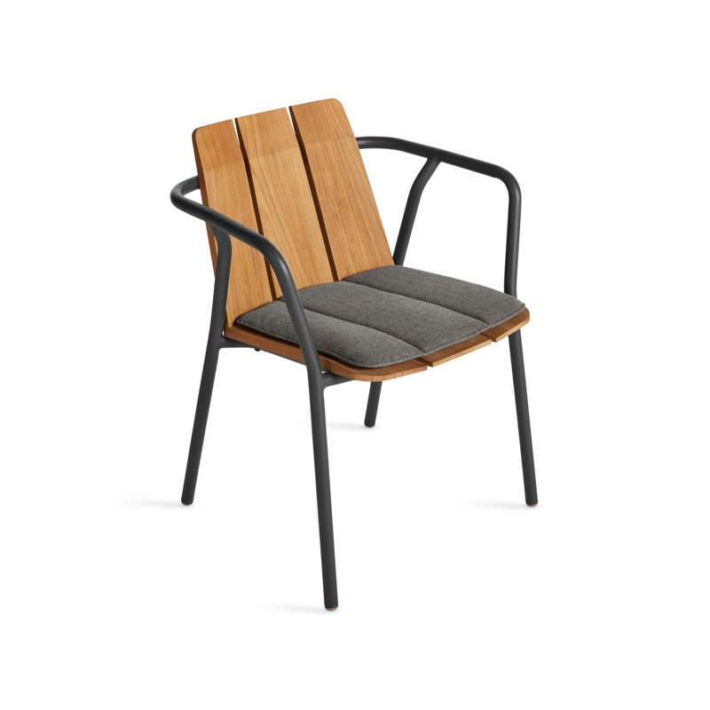 Offline Sunbrella Outdoor Dining Chair, Toohey Charcoal Sunbrella®