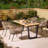 Rowlinson Oslo 4 Seat Dining Set