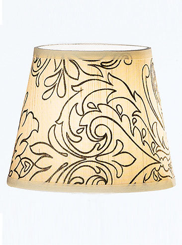 13cm H Silk Empire Lamp Shade, Cream