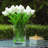 Silk Tulip Arrangement in Vase-1648471070