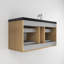 Ensemble de meuble-lavabo mural simple 48 po Lause Kody-1922688772