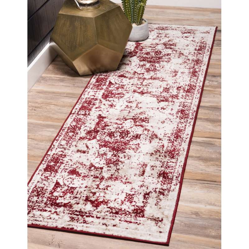 Brandt Oriental Area Rug, Runner 2' x 9'10", Burgundy