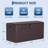 99 Gallon Waterproof Resin Deck Box, Lockable Outdoor Storage Container for Patio & Pool-122877499