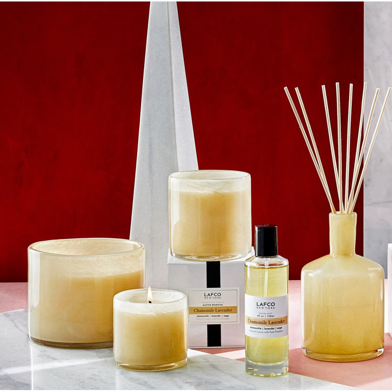 Chamomile Lavender Scented Jar Candle