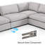 Canapé modulaire rembourré 8 pièces Nuccio-131635614