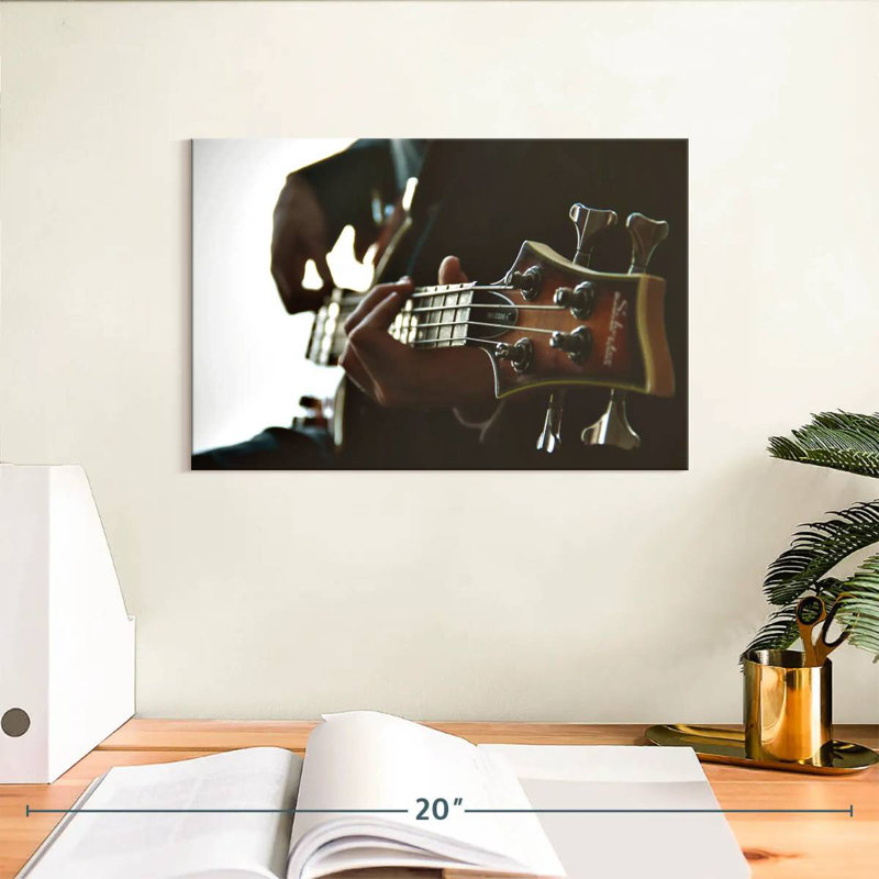 Guitare électrique Abarca, H 8 po x l 12 po