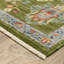Tapis oriental vert / multicolore Anneli-828683256