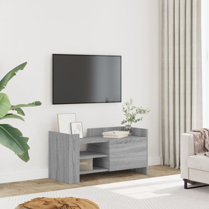 Appledorf TV Stand for TVs up to 43", Grey Sonoma, 100cm