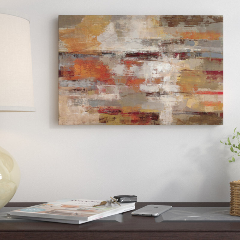 «Painted Desert» par Silvia Vassileva, reproduction sur toile tendue sur châssis, H 18 po x l 26 po x p 1,5 po