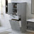 Bathroom Storage Cabinet With Two Laundry Baskets-2138472682