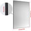 Miroir surdimensionné de 48 po x 32 po avec cadre en aluminium noir - Conception idéale pour divers espaces comme le salon, la chambre à coucher-392657712