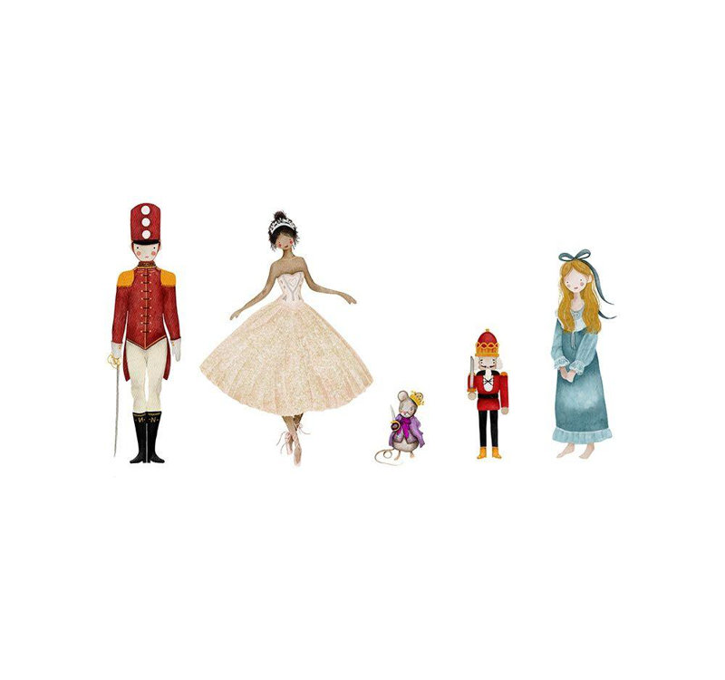 «Red Barrel Studio® Straatsma, Leah», reproduction d'art sur toile tendue avec casse-noisette, H 15 po x l 18 po