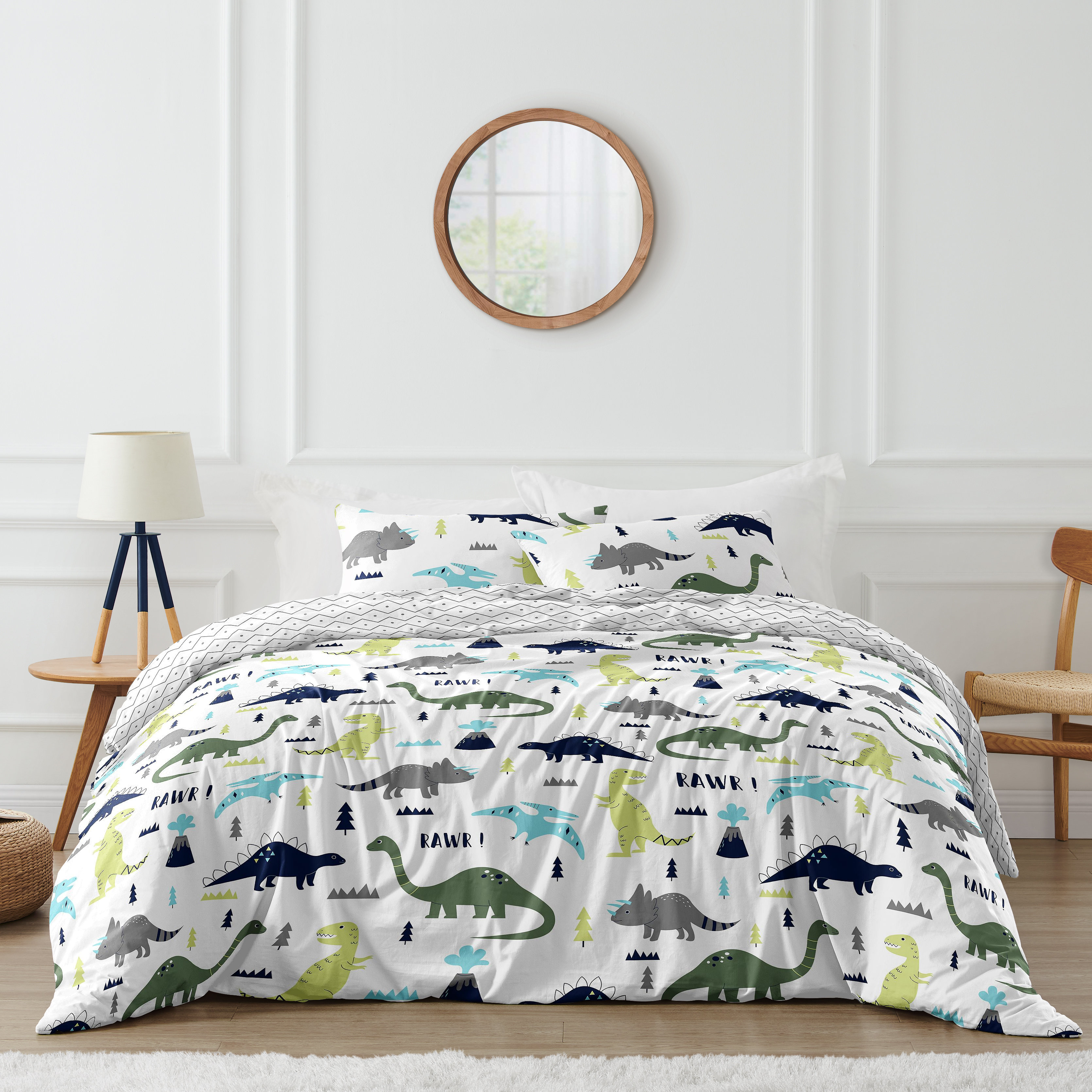 Dinosaur full size comforter sales set