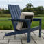 Adirondack en aluminium bleu Rhys avec coussin Sunbrella-2133603074