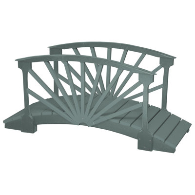 Poly Lumber Sunburst Garden Bridge