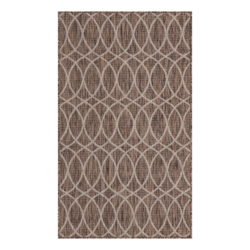 Geometric Indoor / Outdoor Rug, Rectangle 3' x 5'3"