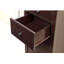 Commode compacte 5 tiroirs Transition Espresso