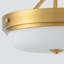 Plafonnier semi-encastré 3 lumières Mid-Century