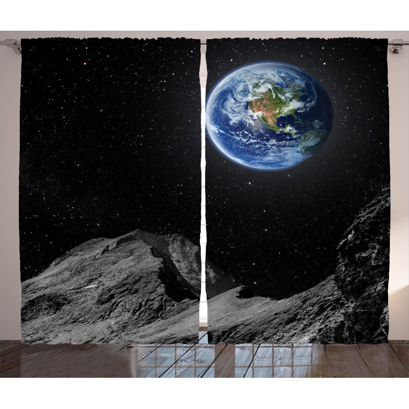 Shelbi Semi Sheer Curtain Pair, 54" W x 108" L