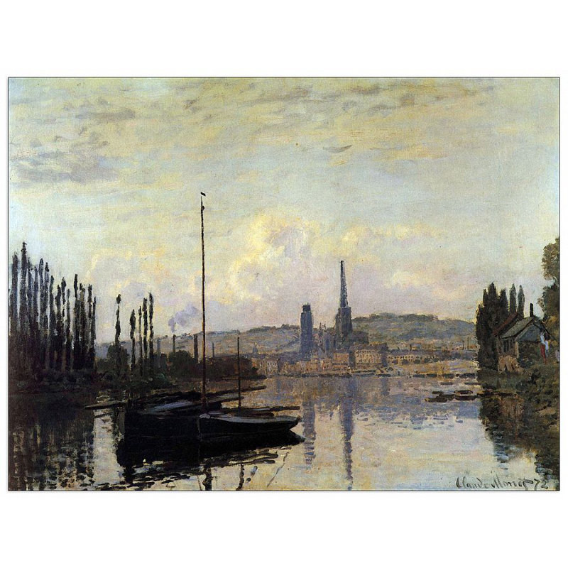 Claude Monet - Wrapped Canvas Painting, 90cm H x 120cm W x 1.8cm D