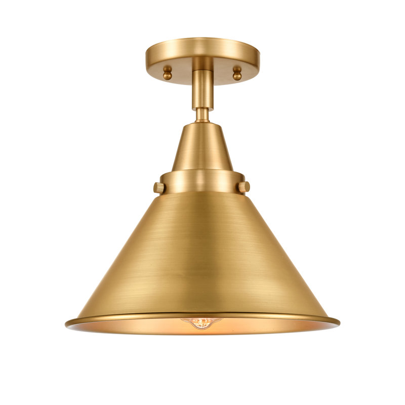 Plafonnier encastré Donner, Or satiné, Or satiné