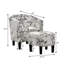 Fauteuil demi-tonneau avec repose-pieds Anges-621981629