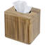 Porte-papier hygiénique carré en bois d'acacia