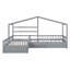 Lit plateforme House avec trois tiroirs de rangement-760660489