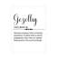 "Words Gezellig" par Jean Plout - Art textuel sur toile sans cadre-1364447805