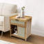 Table de chevet pour chambre à coucher Table de chevet en bambou avec tiroir et tablette