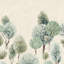 Thaler Large Tilia Trees and Plain Twinwall 4-panel Mural Design 3m x 280cm-170279061