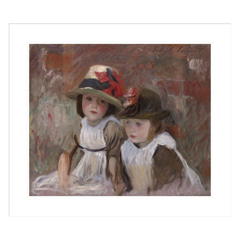 «Village Children» par John Singer Sargent, impression giclée sur cadre, H 23,5 po x l 26,79 po