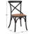 Ladores 18.5'' H Oak Side Chair-122245318