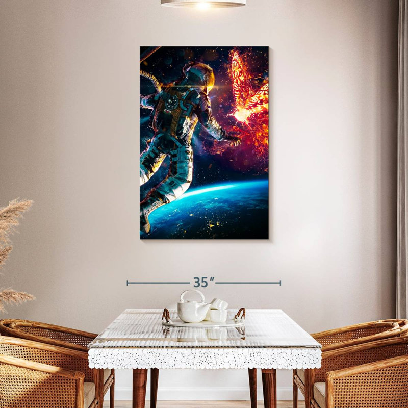 Kelan Astronaut Walk Fantasy, 45" H x 30" W