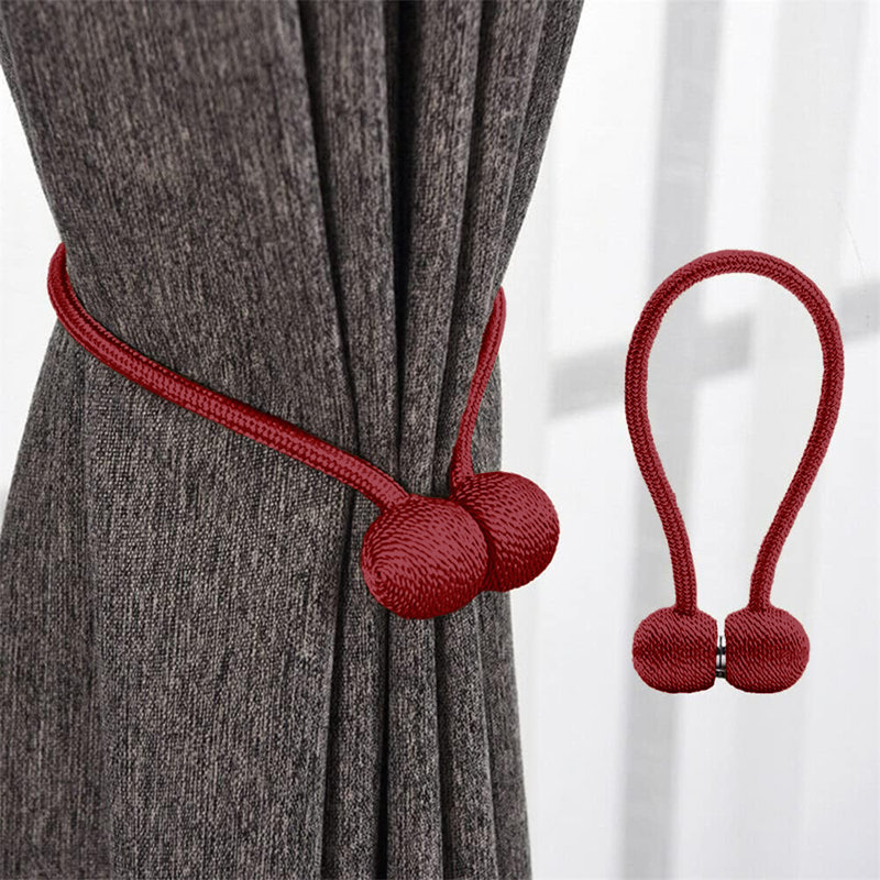 Ensemble de 2 embouts pour rideaux magnétiques 18,5 po, Rouge