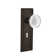 Mission Plate with Decorative Keyhole and Crystal Meadows Knob
