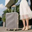 Ensemble de bagage 3 pièces, valises durables en ABS léger avec roulettes pivotantes et bagage de transport à verrou TSA-130040187