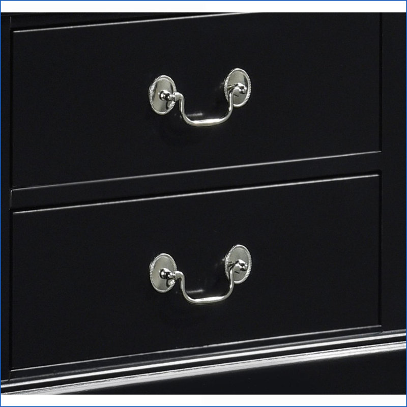 Table de chevet 2 tiroirs Traditional, Blanc