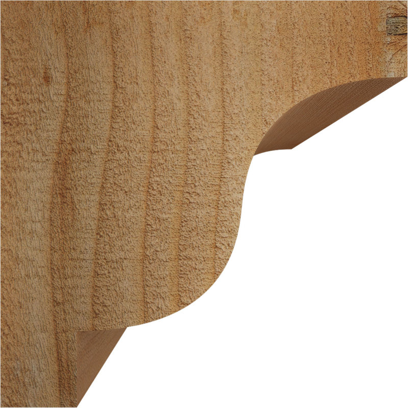 Newport Corbel, H 6 po x l 6 po x P 6 po, Sapin de Douglas, Sciage brut